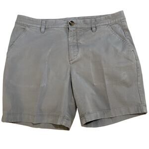 Chubbies Mens Gray Chino Shorts Sz 34 Stretch Twill 7 In Inseam-Great Condition